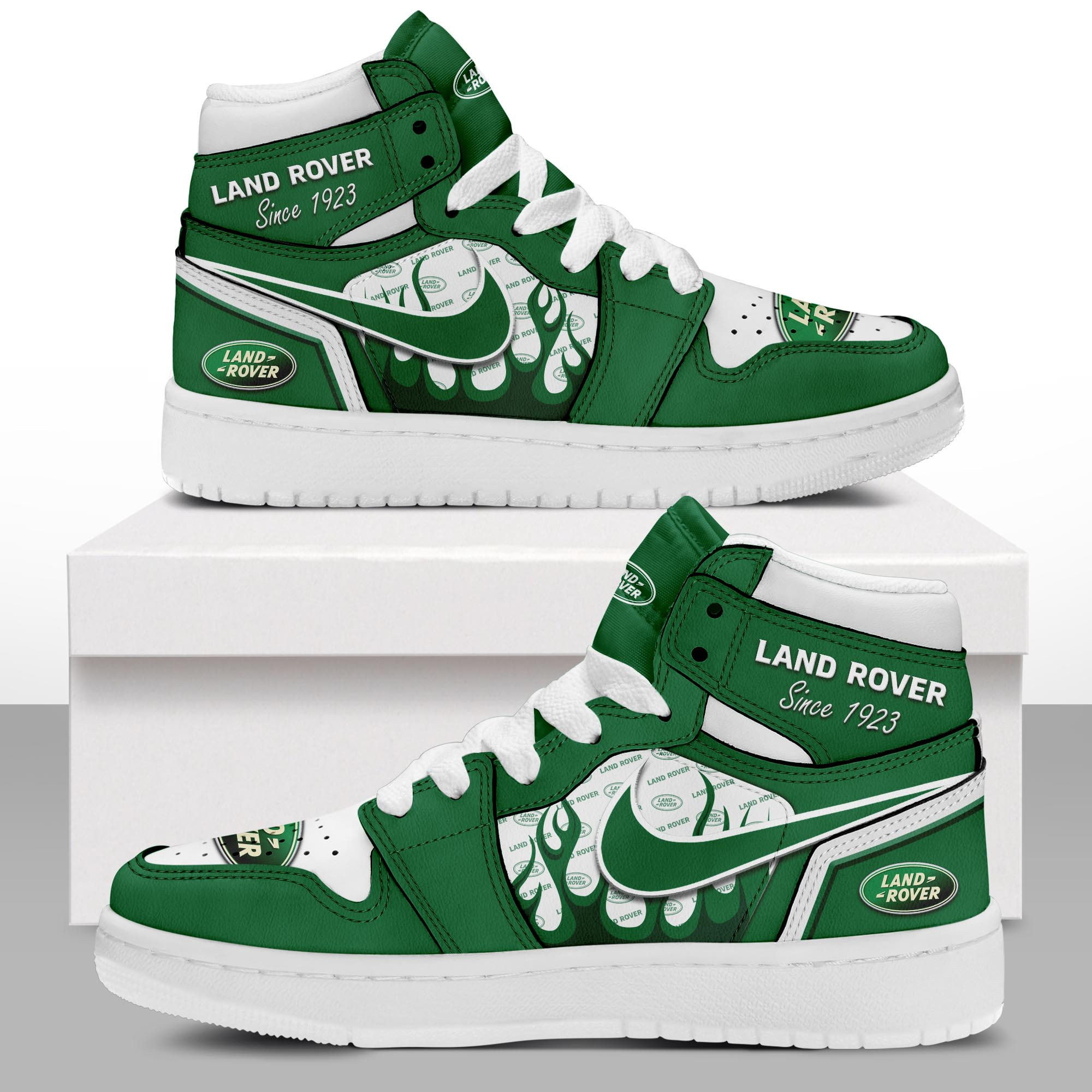 JWFancy Land-Rover AJ1 High Sneakers Shoes For Men And Women
