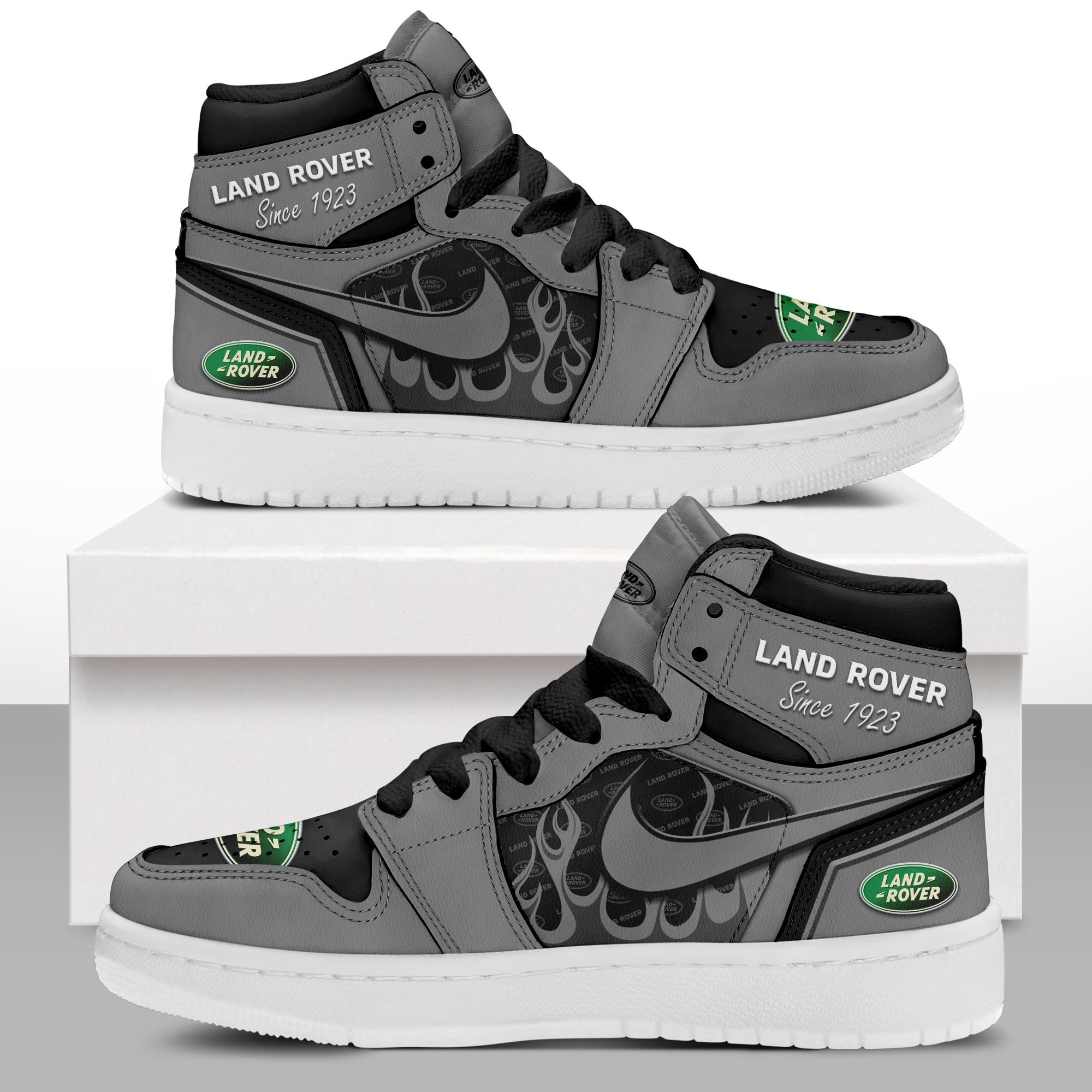 JWFancy Land-Rover AJ1 High Sneakers Shoes For Men And Women