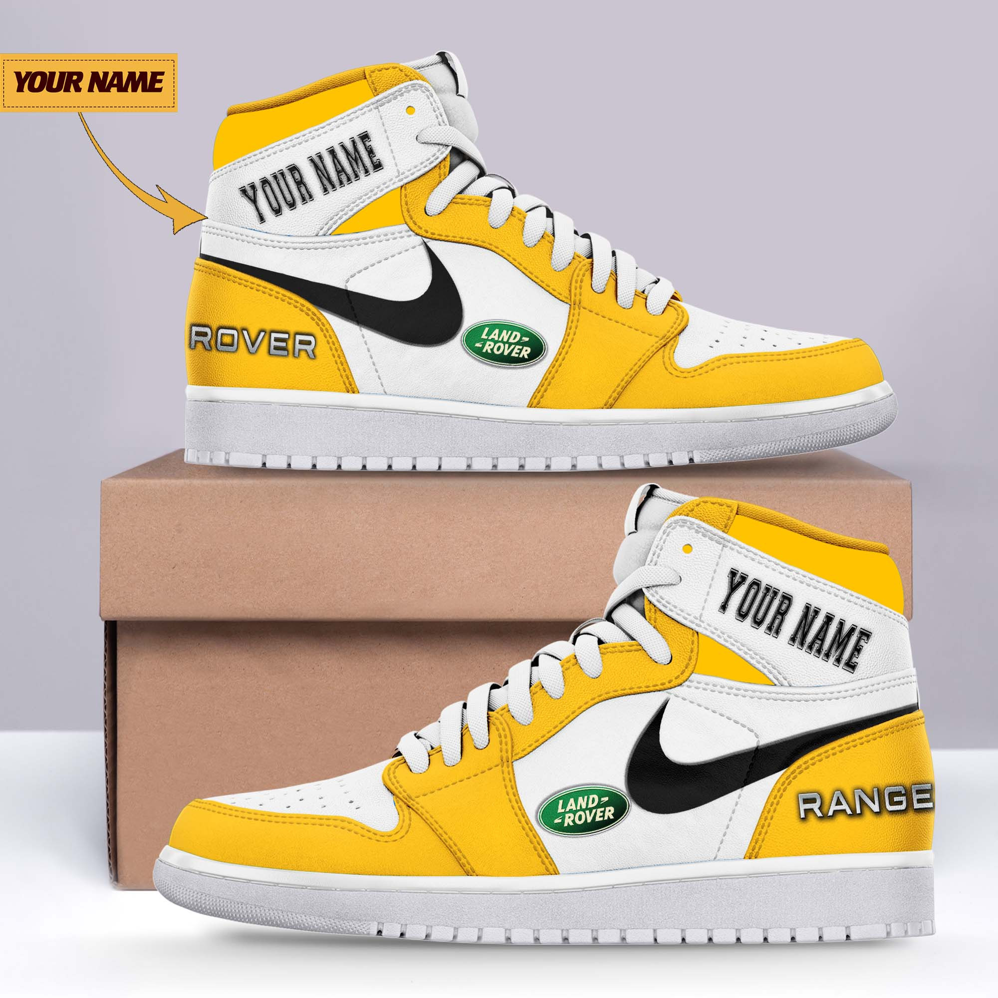 JWFancy Land-Rover AJ1 High Sneakers Shoes For Men And Women