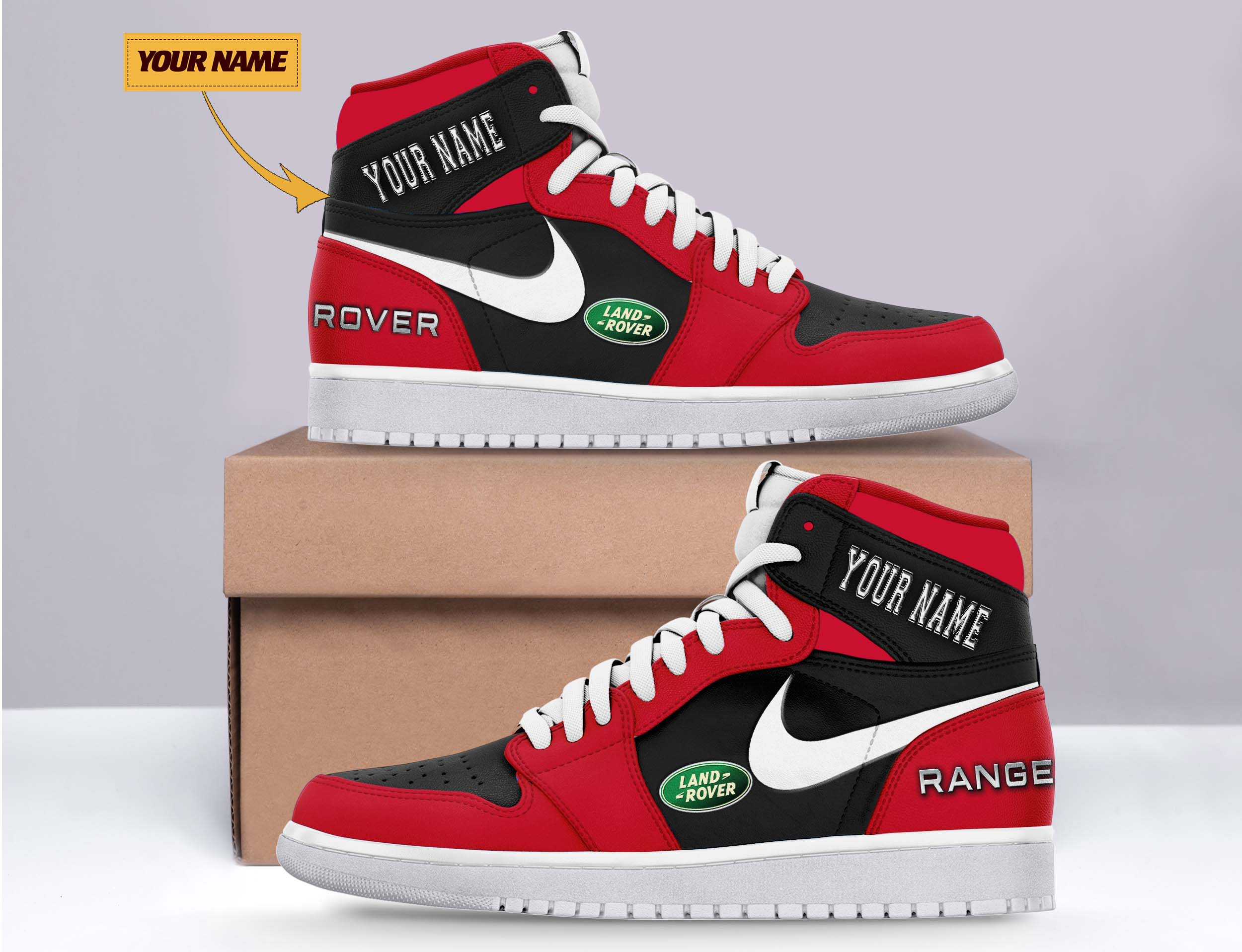 JWFancy Land-Rover AJ1 High Sneakers Shoes For Men And Women