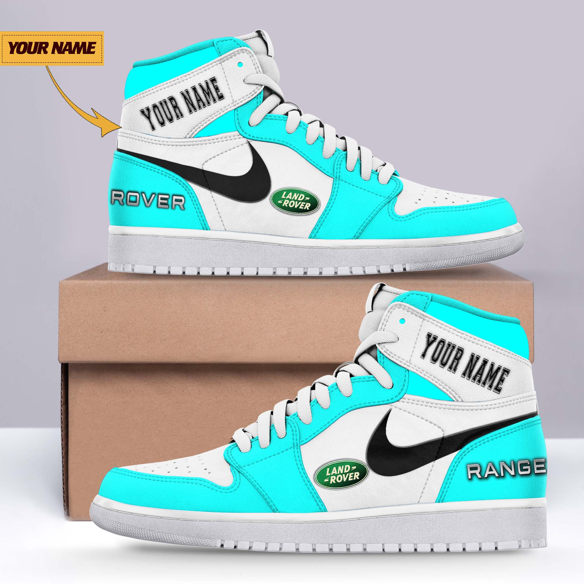 JWFancy Land-Rover AJ1 High Sneakers Shoes For Men And Women