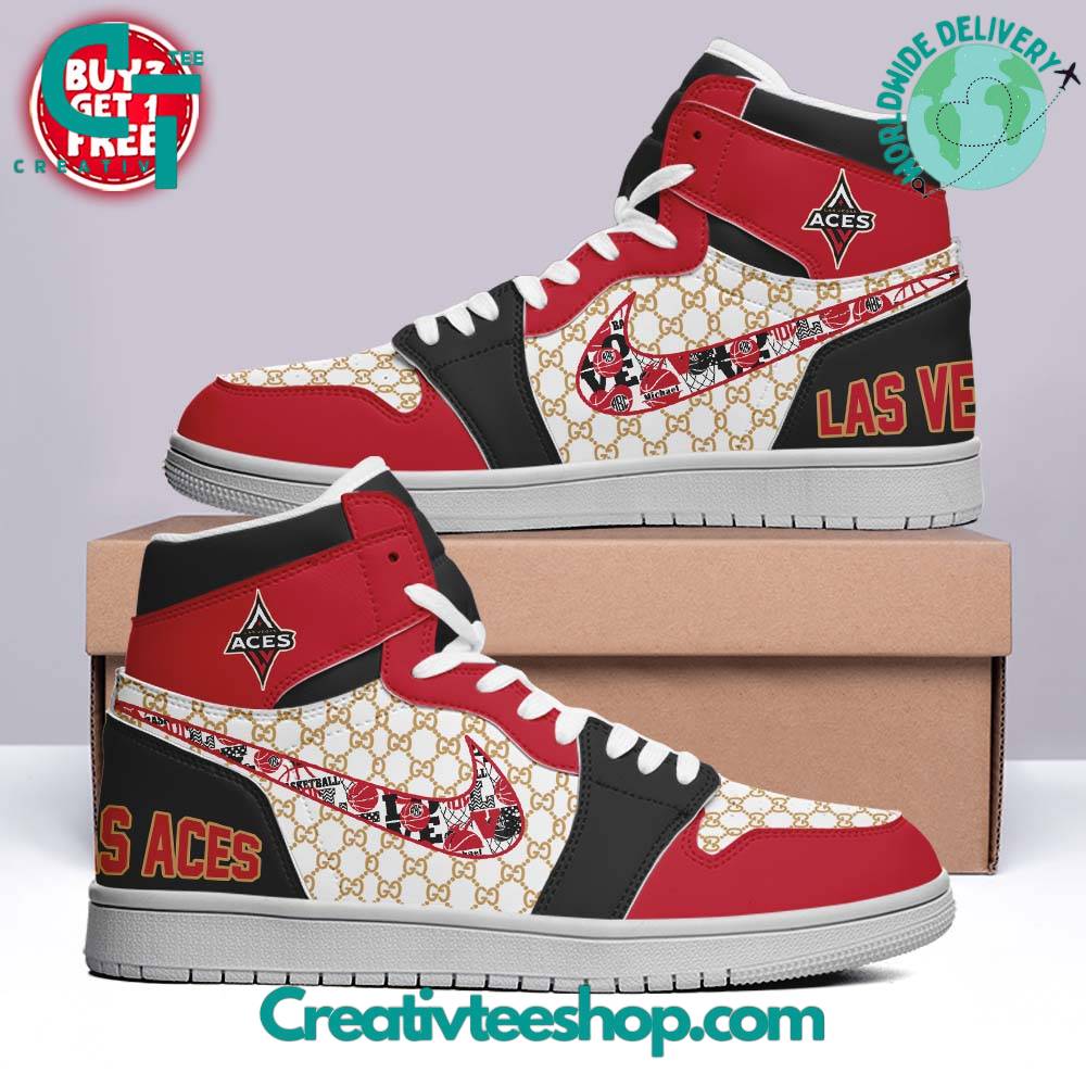JWFancy Las Vegas Aces AJ1 High Sneakers Shoes For Men And Women