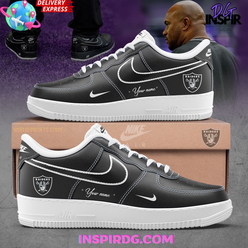 JWFancy Las Vegas Raiders Air Low-Top Sneakers Shoes For Men And Women