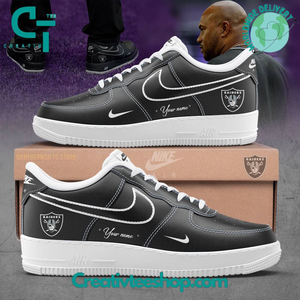 JWFancy Las Vegas Raiders Air Low-Top Sneakers Shoes For Men And Women