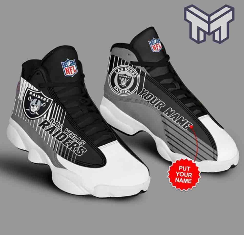 JWFancy Las Vegas Raiders AJ13 Sneakers Shoes For Men And Women