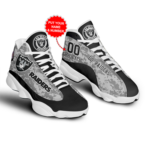 JWFancy Las Vegas Raiders AJ13 Sneakers Shoes For Men And Women