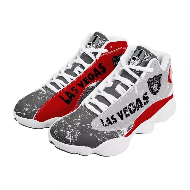 JWFancy Las Vegas Raiders AJ13 Sneakers Shoes For Men And Women