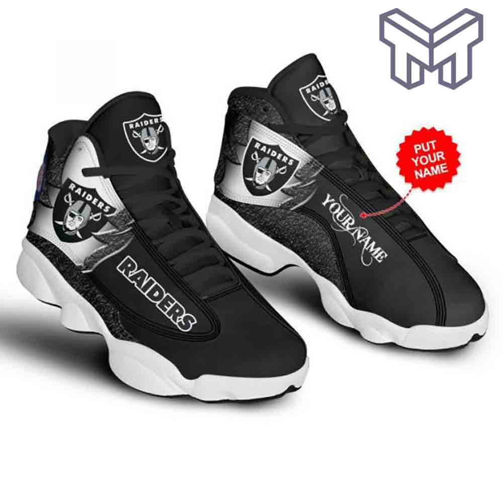 JWFancy Las Vegas Raiders AJ13 Sneakers Shoes For Men And Women