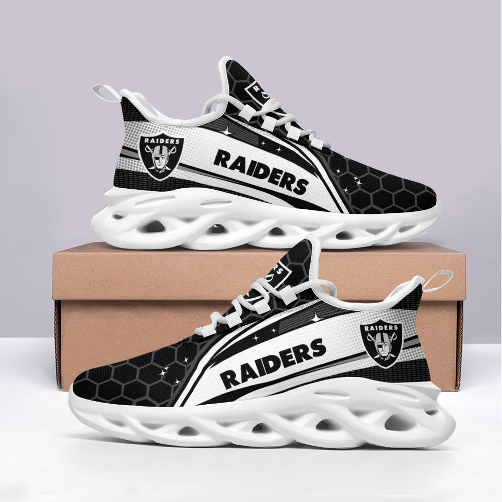 JWFancy Las Vegas Raiders Max Soul Shoes Sneakers For Men And Women