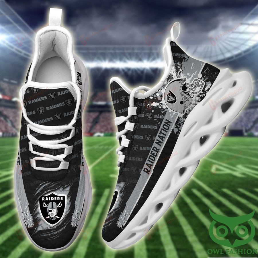 JWFancy Las Vegas Raiders Max Soul Shoes Sneakers For Men And Women