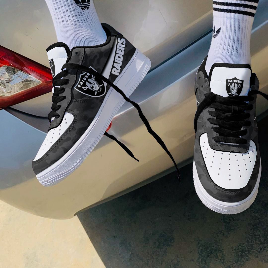 JWFancy Las Vegas Raiders NFL Air Low-Top Sneakers Shoes For Men And Women