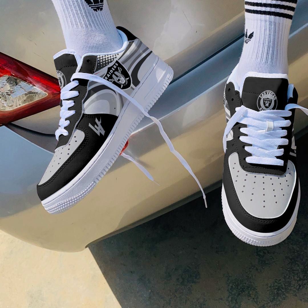 JWFancy Las Vegas Raiders NFL Air Low-Top Sneakers Shoes For Men And Women