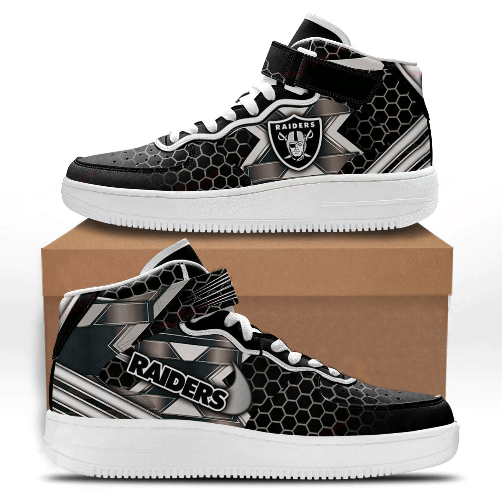 JWFancy Las Vegas Raiders NFL Air Low-Top Sneakers Shoes For Men And Women