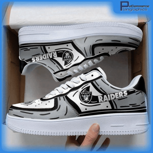 JWFancy Las Vegas Raiders NFL Air Low-Top Sneakers Shoes For Men And Women