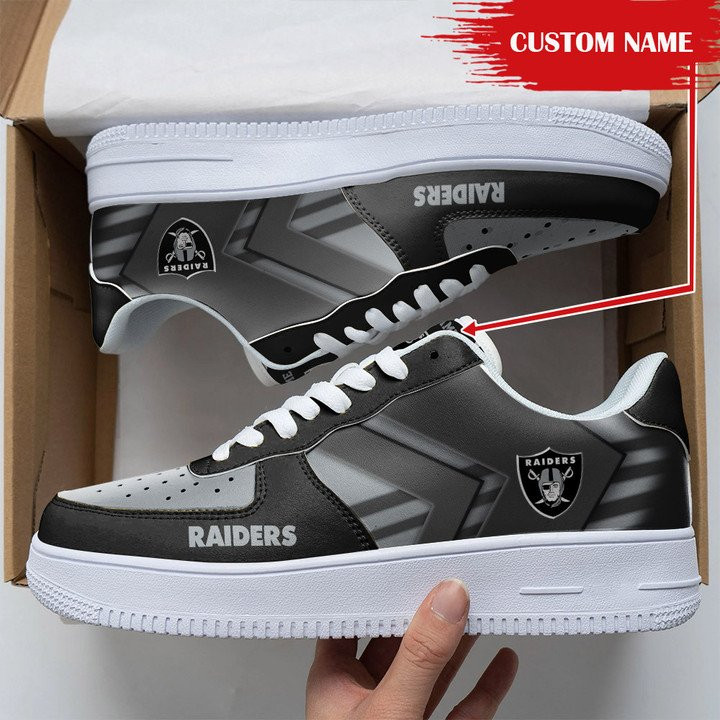 JWFancy Las Vegas Raiders NFL Air Low-Top Sneakers Shoes For Men And Women
