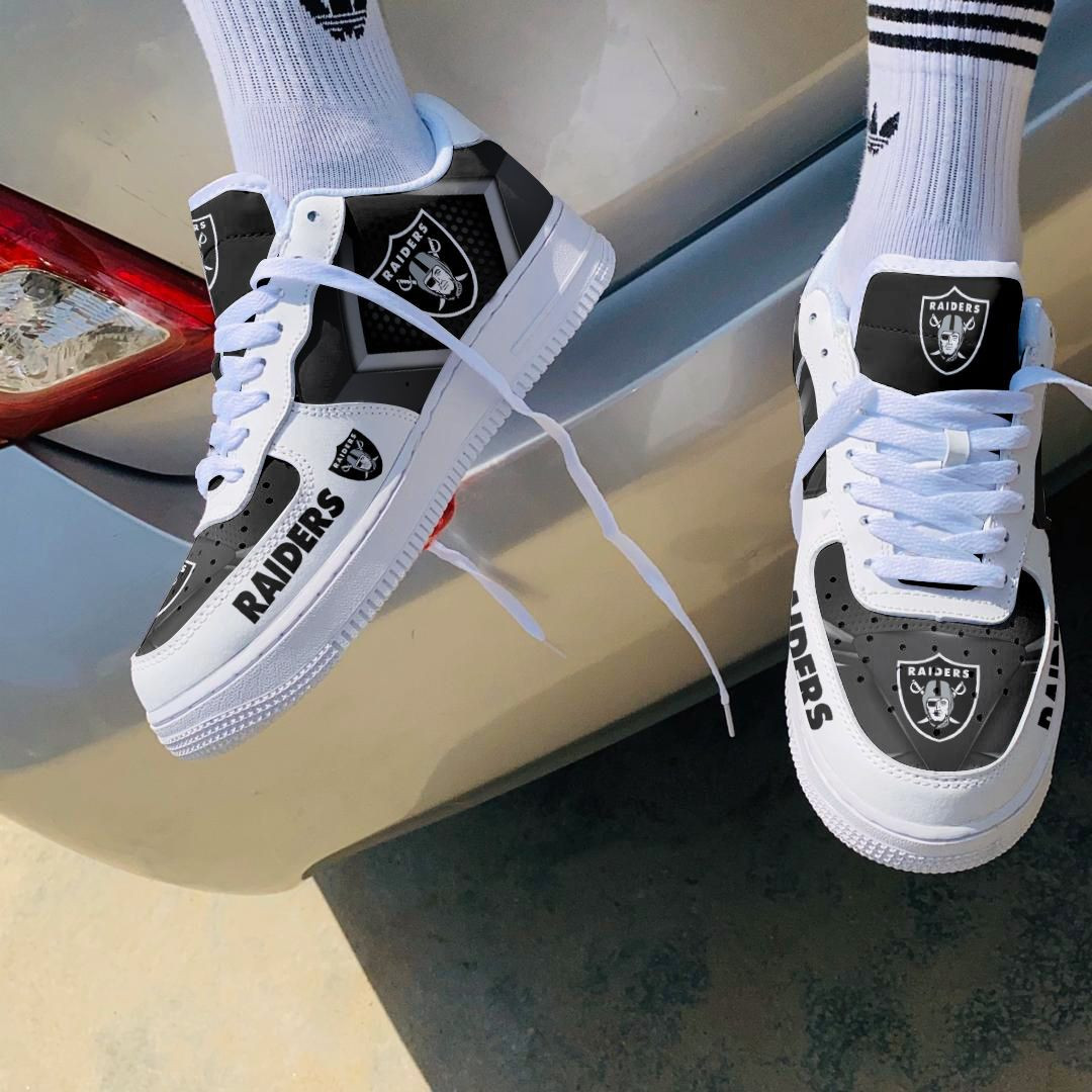 JWFancy Las Vegas Raiders NFL Air Low-Top Sneakers Shoes For Men And Women