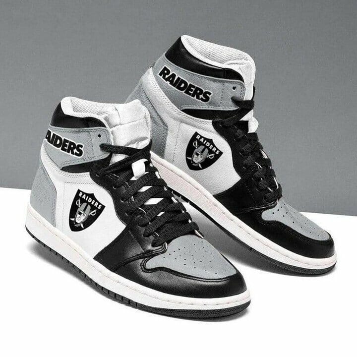 JWFancy Las Vegas Raiders NFL AJ1 High Sneakers Shoes For Men And Women