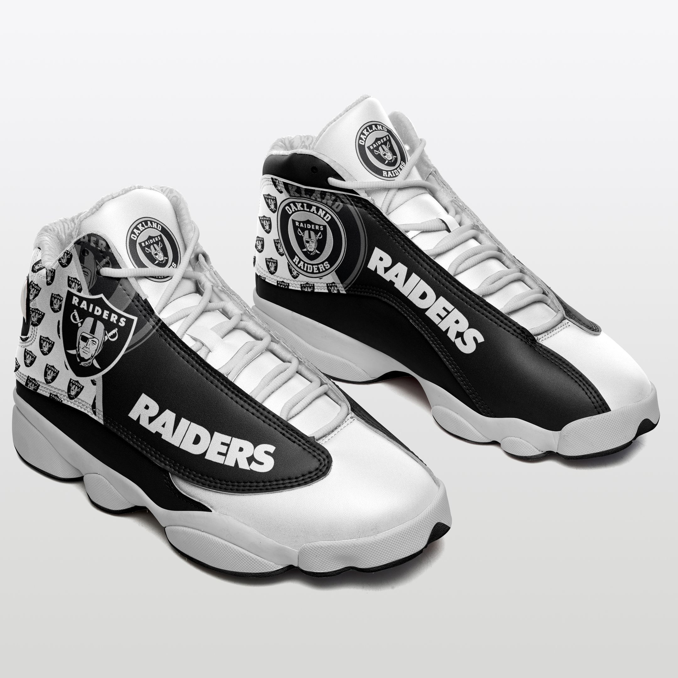 JWFancy Las Vegas Raiders NFL AJ13 Sneakers Shoes For Men And Women
