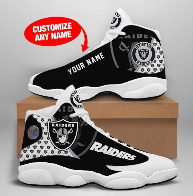 JWFancy Las Vegas Raiders NFL AJ13 Sneakers Shoes For Men And Women