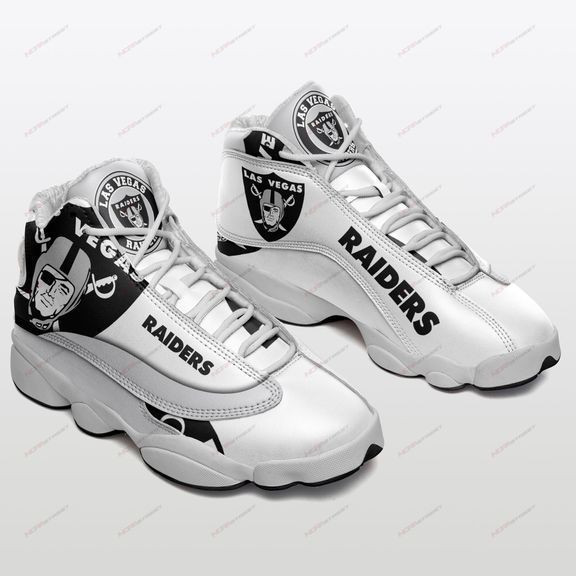 JWFancy Las Vegas Raiders NFL AJ13 Sneakers Shoes For Men And Women