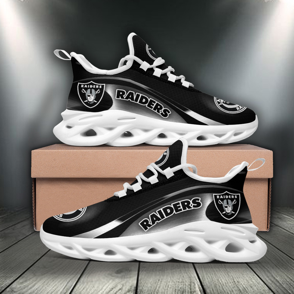 JWFancy Las Vegas Raiders NFL Max Soul Shoes Sneakers For Men And Women