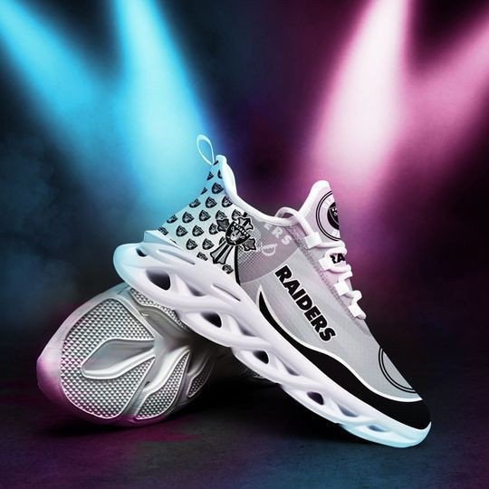 JWFancy Las Vegas Raiders NFL Max Soul Shoes Sneakers For Men And Women