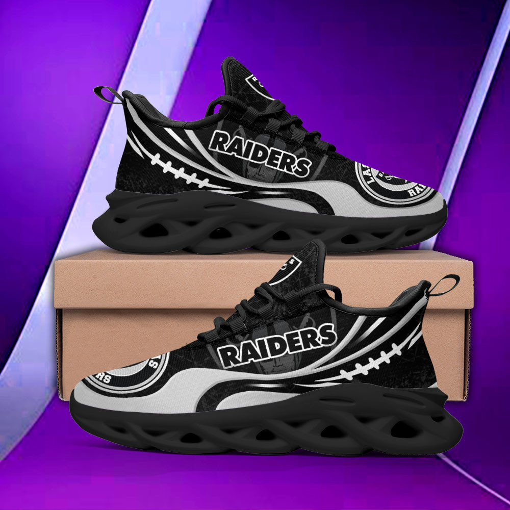 JWFancy Las Vegas Raiders NFL Max Soul Shoes Sneakers For Men And Women