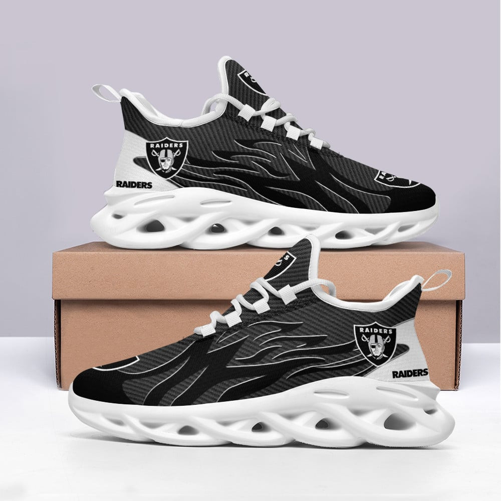 JWFancy Las Vegas Raiders NFL Max Soul Shoes Sneakers For Men And Women