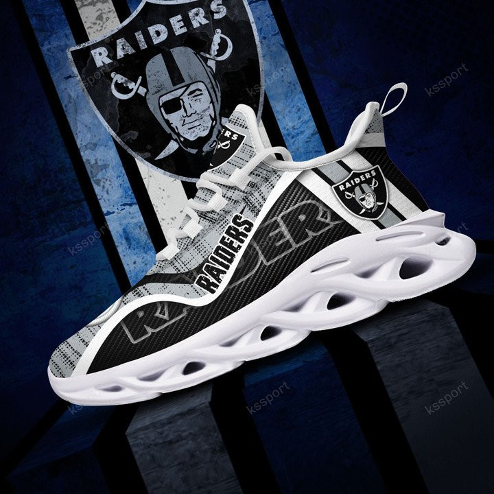 JWFancy Las Vegas Raiders NFL Max Soul Shoes Sneakers For Men And Women