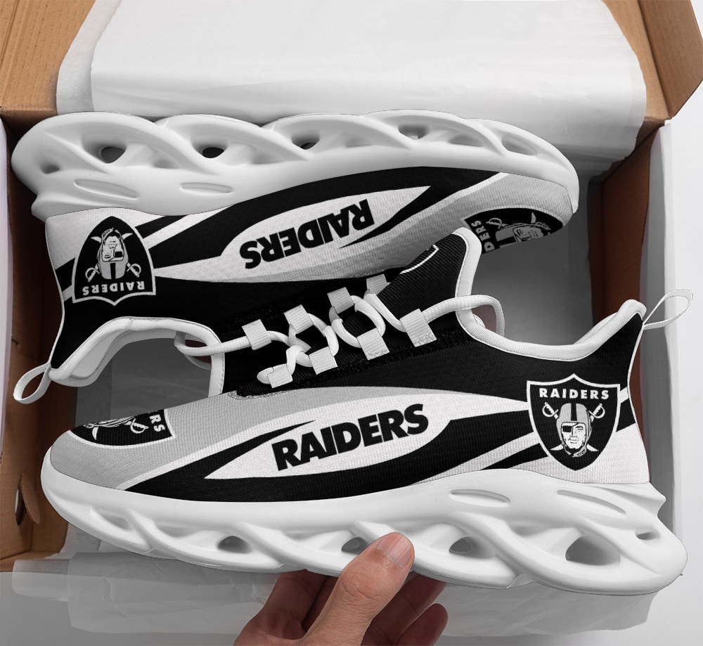 JWFancy Las Vegas Raiders NFL Max Soul Shoes Sneakers For Men And Women