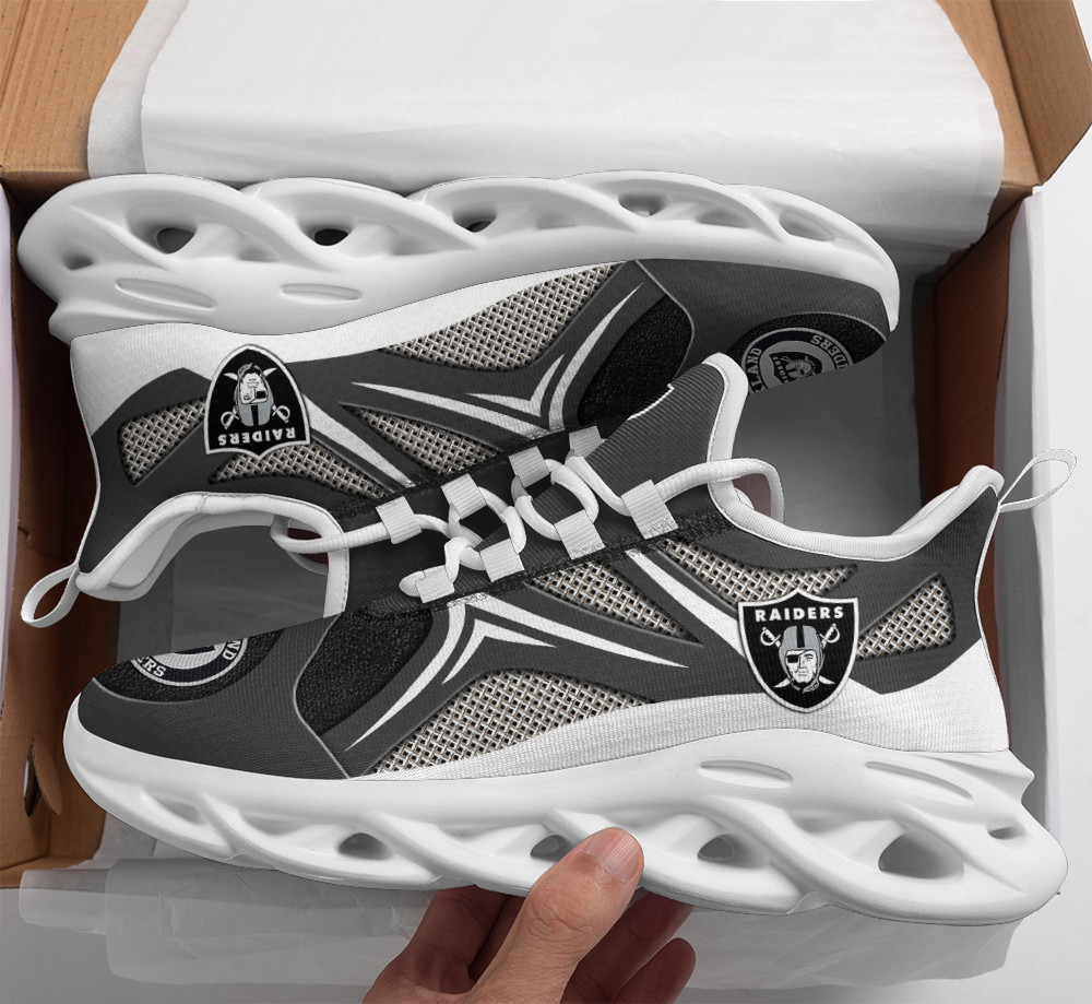 JWFancy Las Vegas Raiders NFL Max Soul Shoes Sneakers For Men And Women