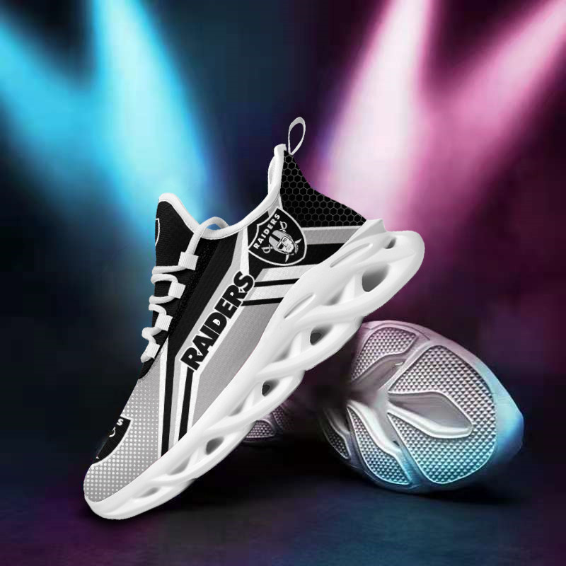 JWFancy Las Vegas Raiders NFL Max Soul Shoes Sneakers For Men And Women