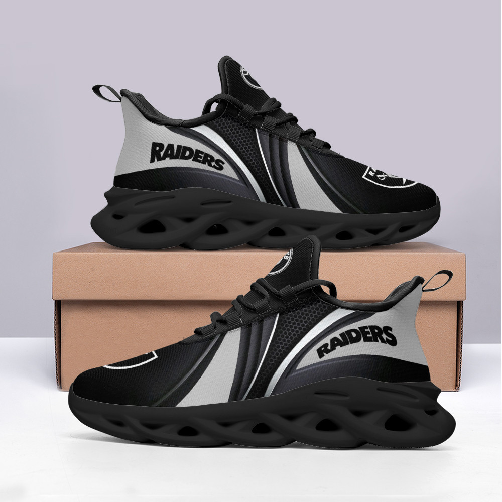 JWFancy Las Vegas Raiders NFL Max Soul Shoes Sneakers For Men And Women