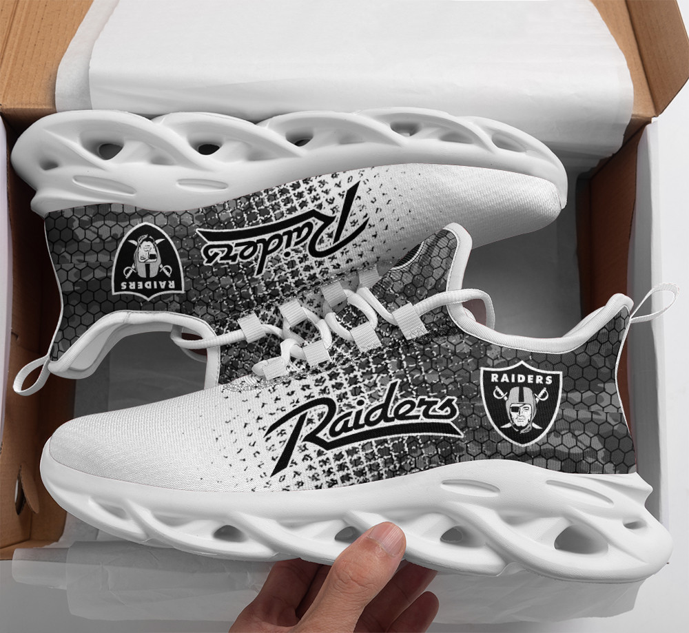 JWFancy Las Vegas Raiders NFL Max Soul Shoes Sneakers For Men And Women