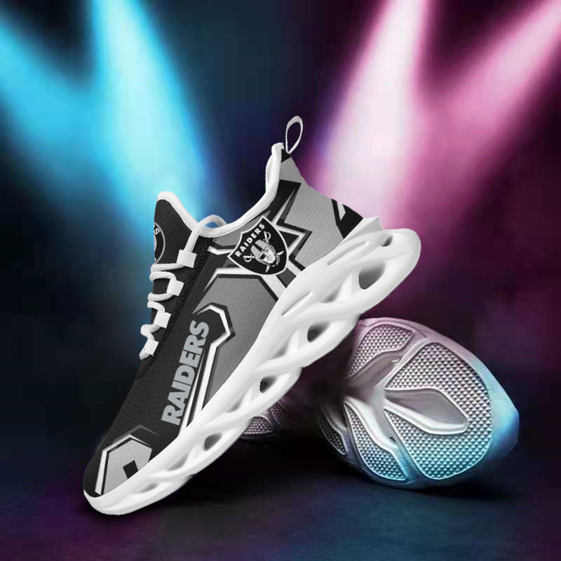 JWFancy Las Vegas Raiders NFL Max Soul Shoes Sneakers For Men And Women