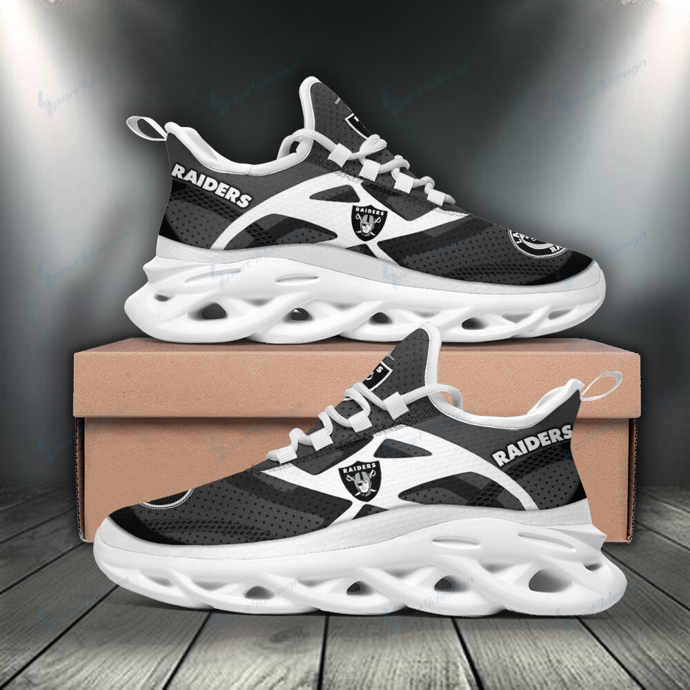 JWFancy Las Vegas Raiders NFL Max Soul Shoes Sneakers For Men And Women