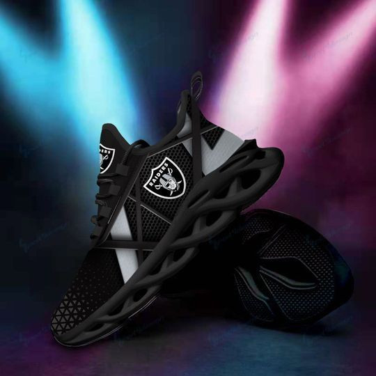 JWFancy Las Vegas Raiders NFL Max Soul Shoes Sneakers For Men And Women