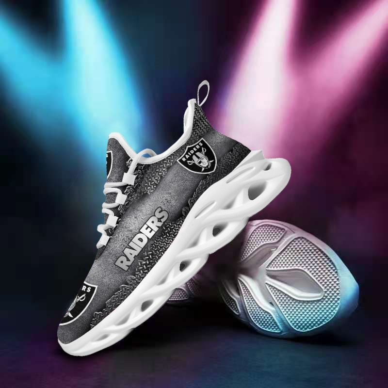 JWFancy Las Vegas Raiders NFL Max Soul Shoes Sneakers For Men And Women