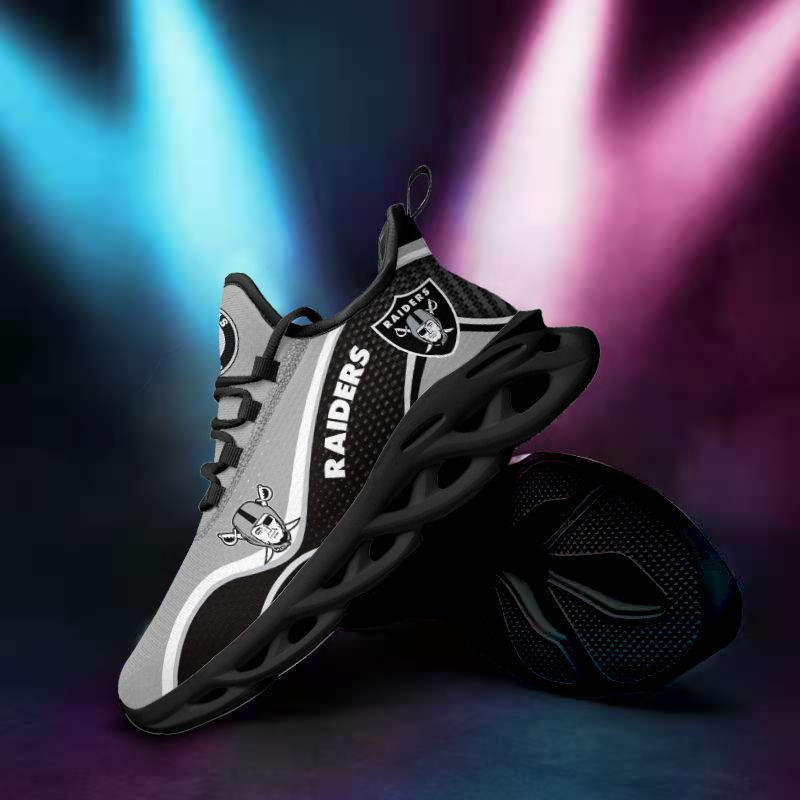 JWFancy Las Vegas Raiders NFL Max Soul Shoes Sneakers For Men And Women
