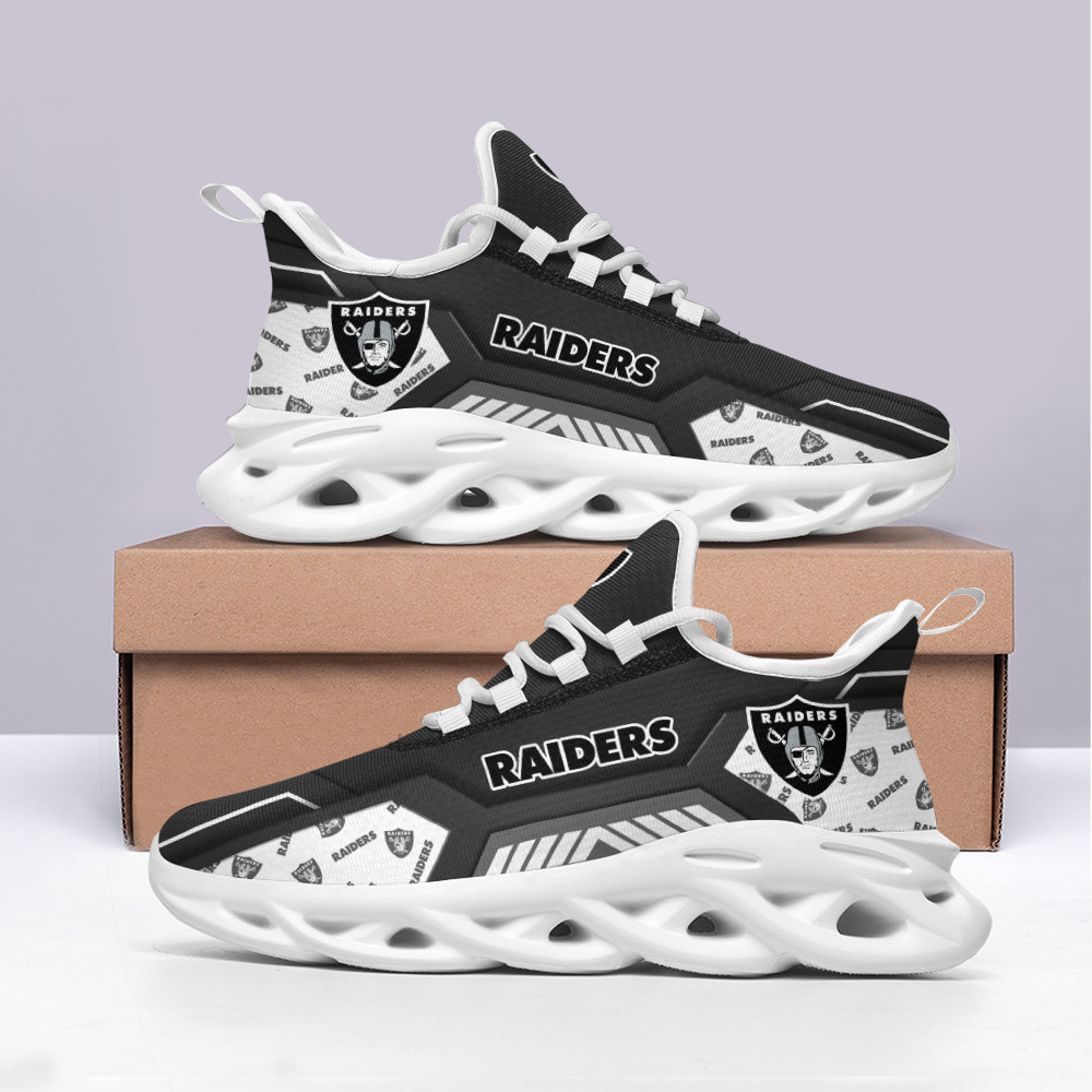 JWFancy Las Vegas Raiders NFL Max Soul Shoes Sneakers For Men And Women