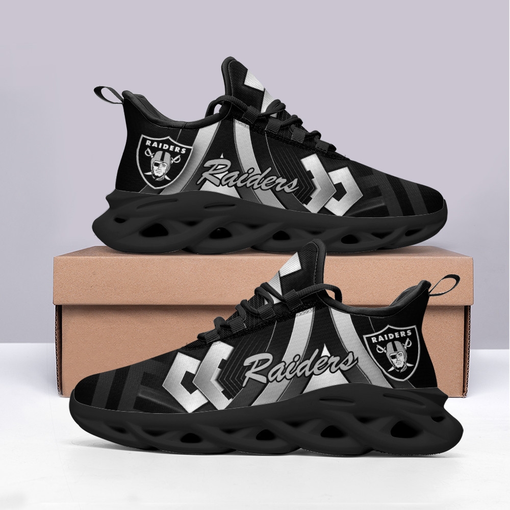 JWFancy Las Vegas Raiders NFL Max Soul Shoes Sneakers For Men And Women