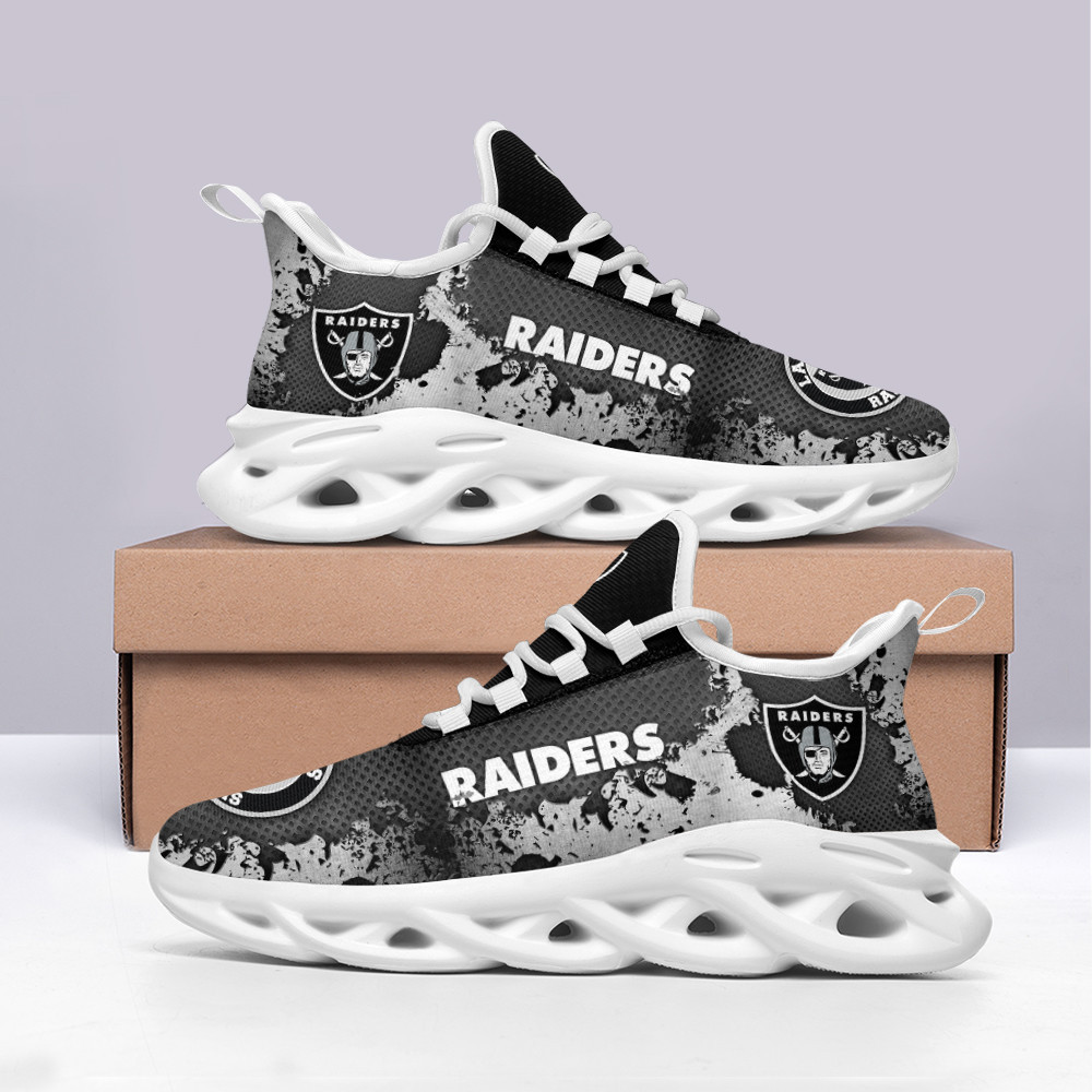JWFancy Las Vegas Raiders NFL Max Soul Shoes Sneakers For Men And Women