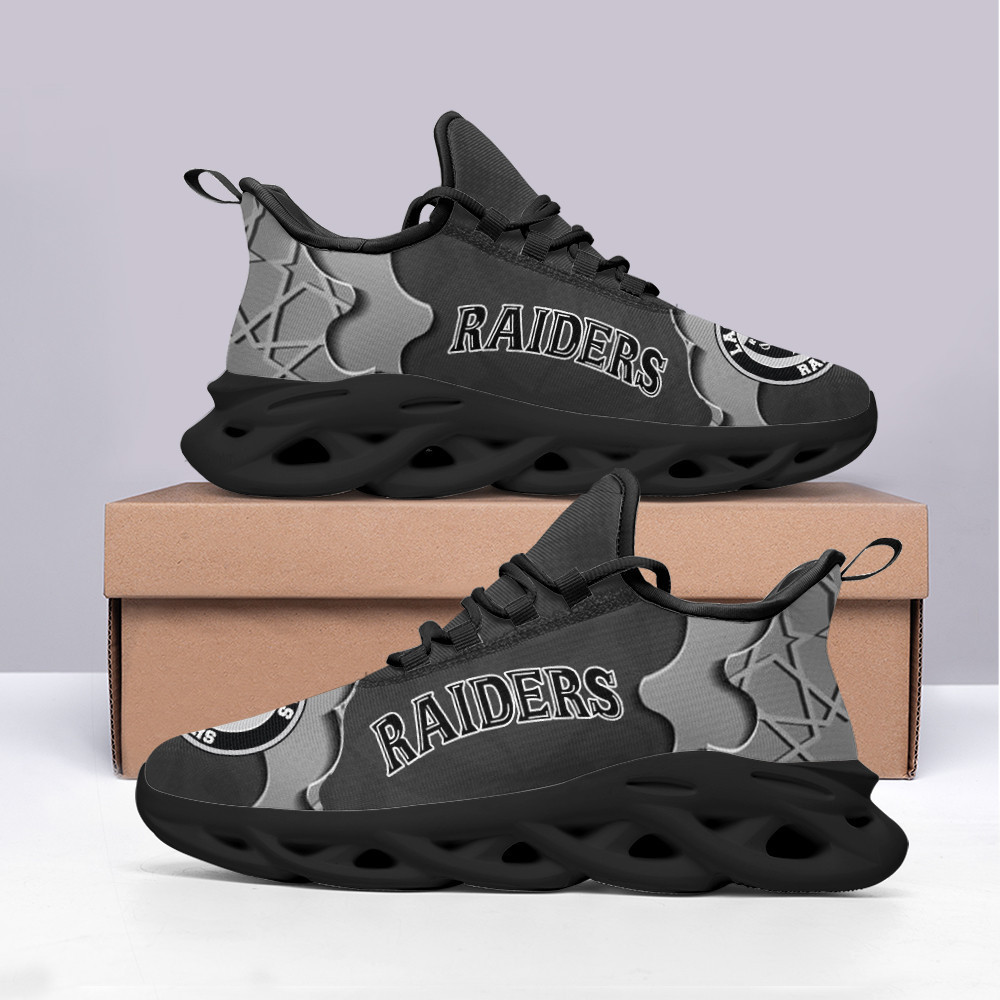 JWFancy Las Vegas Raiders NFL Max Soul Shoes Sneakers For Men And Women