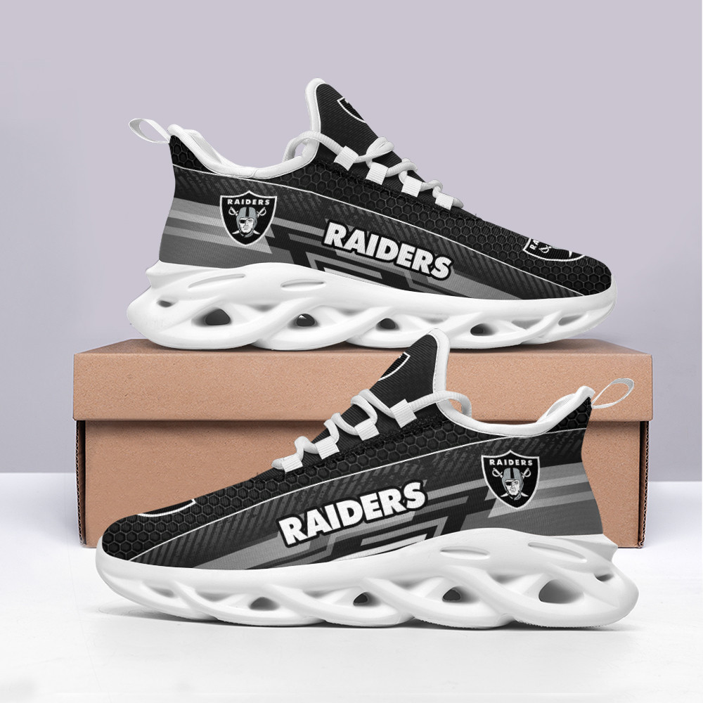 JWFancy Las Vegas Raiders NFL Max Soul Shoes Sneakers For Men And Women