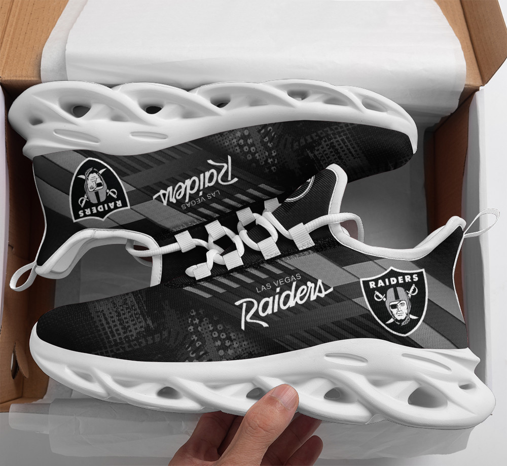 JWFancy Las Vegas Raiders NFL Max Soul Shoes Sneakers For Men And Women