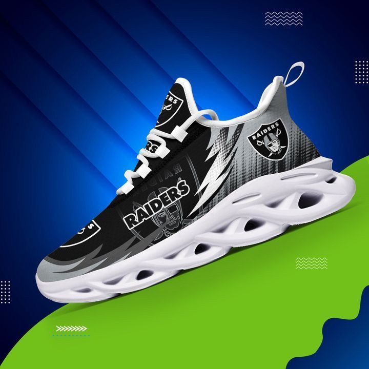 JWFancy Las Vegas Raiders NFL Max Soul Shoes Sneakers For Men And Women