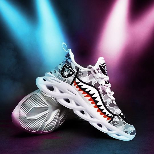 JWFancy Las Vegas Raiders NFL Max Soul Shoes Sneakers For Men And Women
