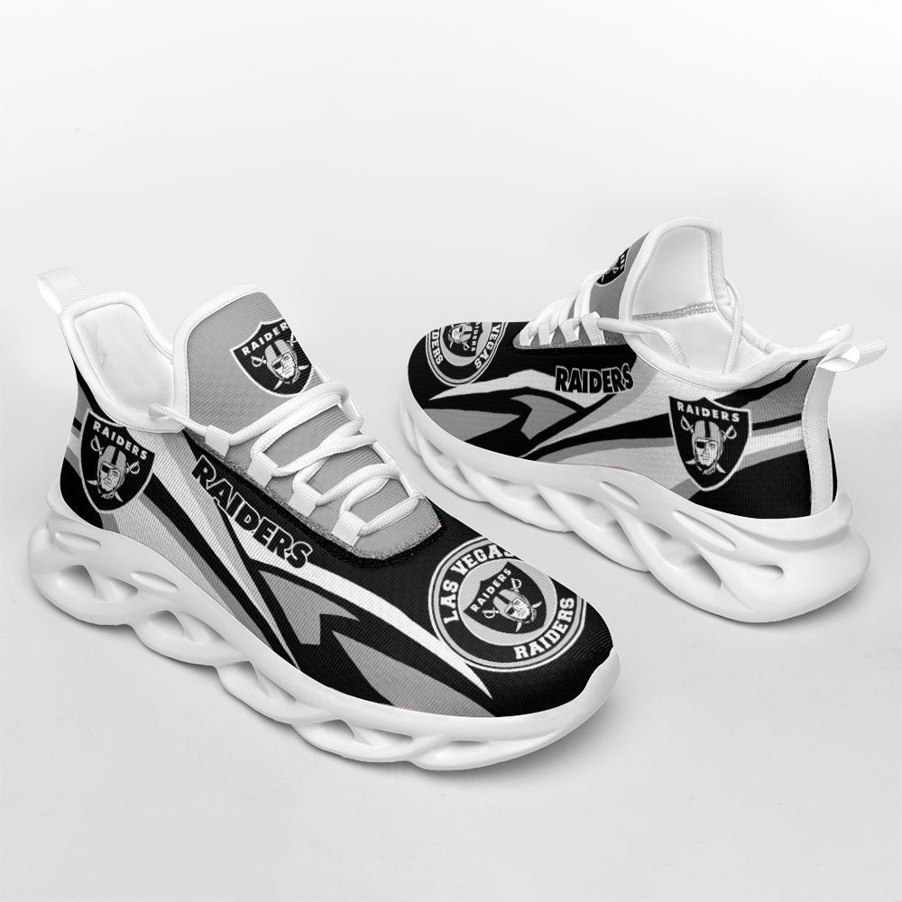 JWFancy Las Vegas Raiders NFL Max Soul Shoes Sneakers For Men And Women