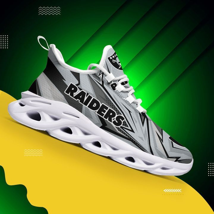JWFancy Las Vegas Raiders NFL Max Soul Shoes Sneakers For Men And Women