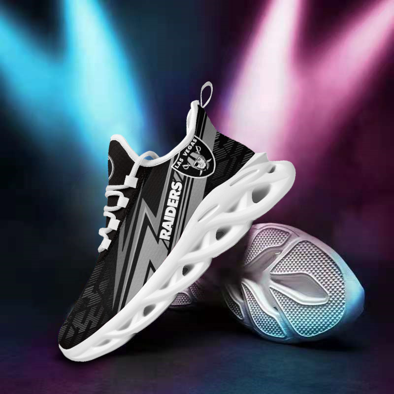 JWFancy Las Vegas Raiders NFL Max Soul Shoes Sneakers For Men And Women